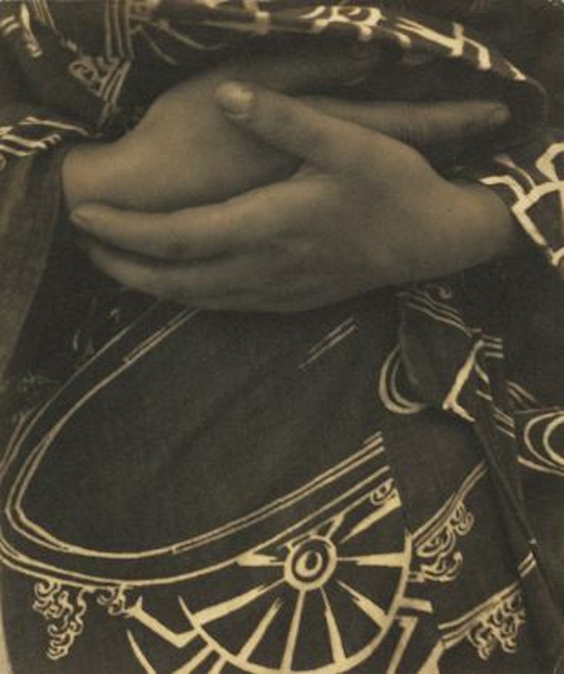 Hands Against Kimono (Tina Modotti) by Edward Weston