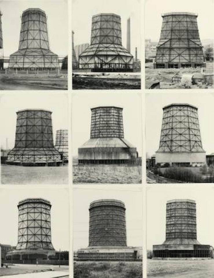 Cooling Towers (Wood) (B) by Bernd & Hilla Becher