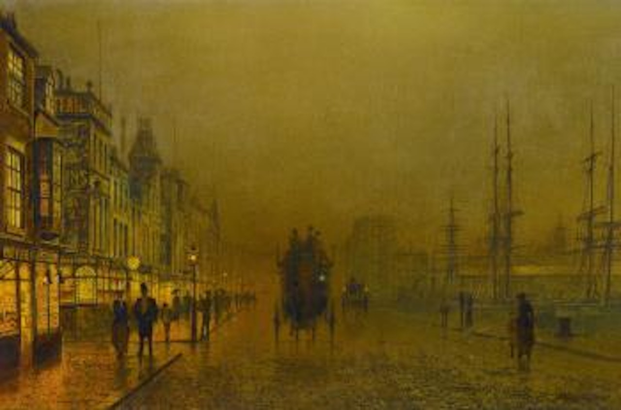 Glasgow Lights by John Atkinson Grimshaw