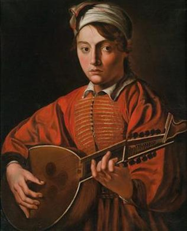A young man with a lute by Caravaggio