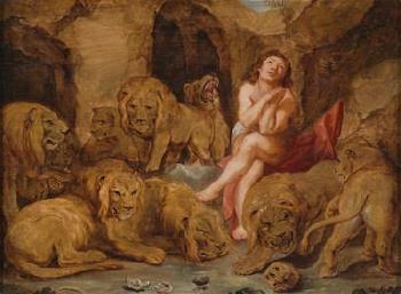 Daniel in the Lions Den by Peter Paul Rubens