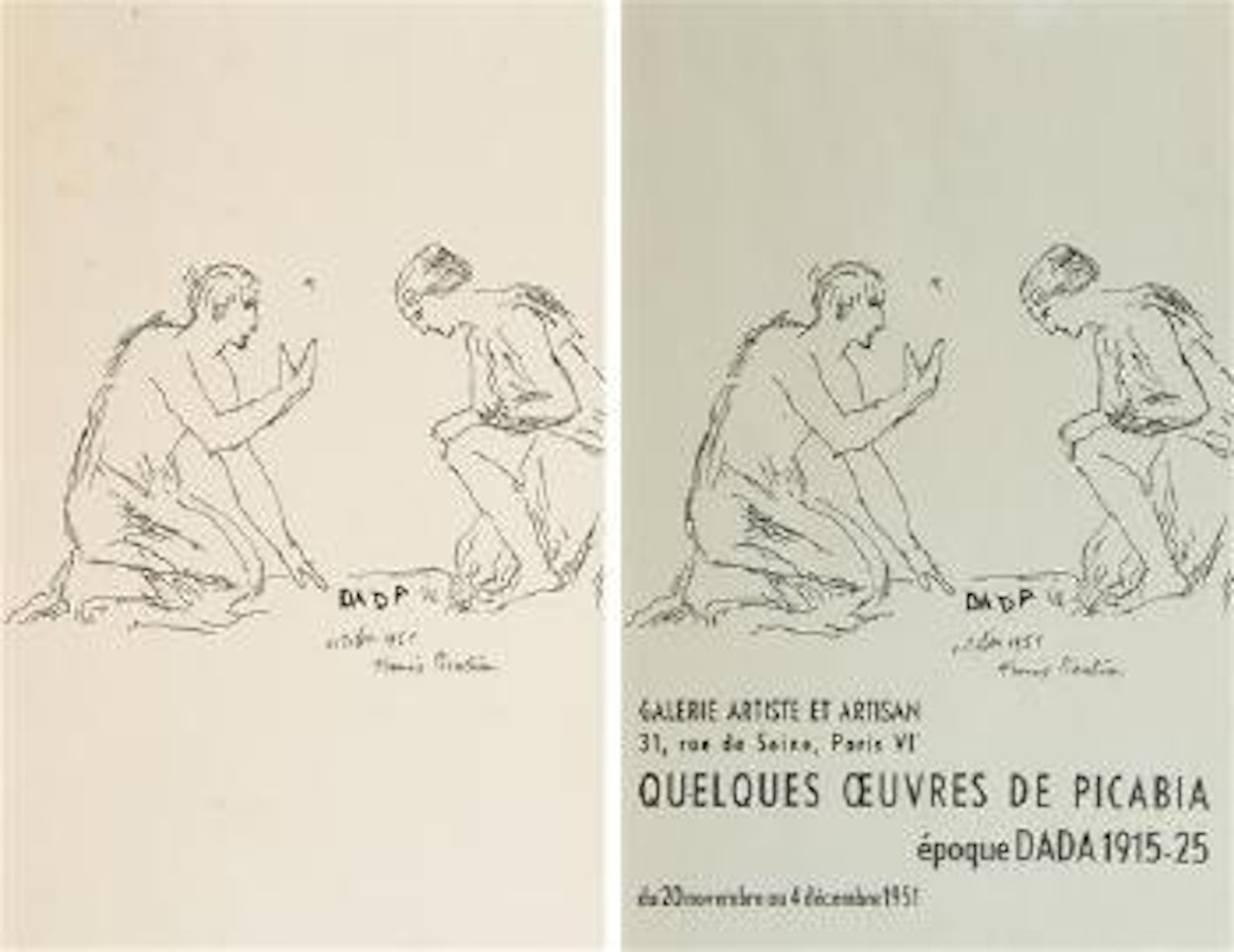 Exposition Dada by Francis Picabia