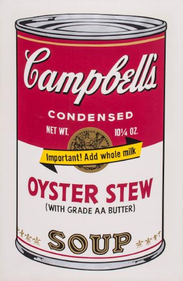 Campbell’s Soup II. Oyster Stew (F.&S.II.60) by Andy Warhol