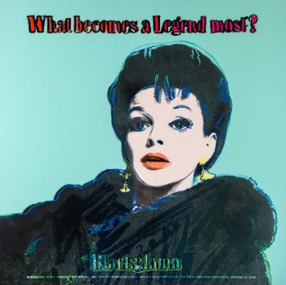 Blackglama (Judy Garland) (F.&F.IIb.351) by Andy Warhol