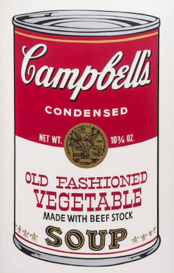 Campbell’s Soup II. Old Fashioned Vegetable (F.&S.II.54) by Andy Warhol