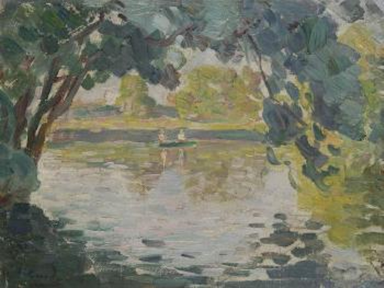 Barque sur la Marne by Henri Lebasque