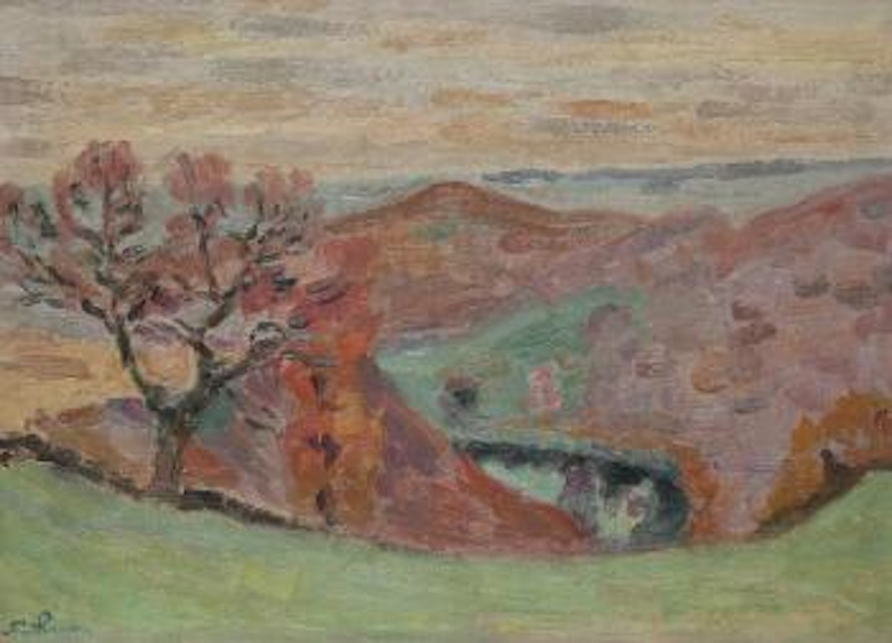 Paysage de Creuse au crépuscule by Armand Guillaumin