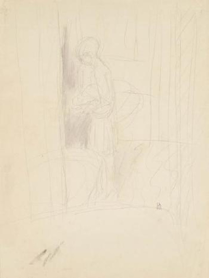 Femme dans un intérieur by Pierre Bonnard
