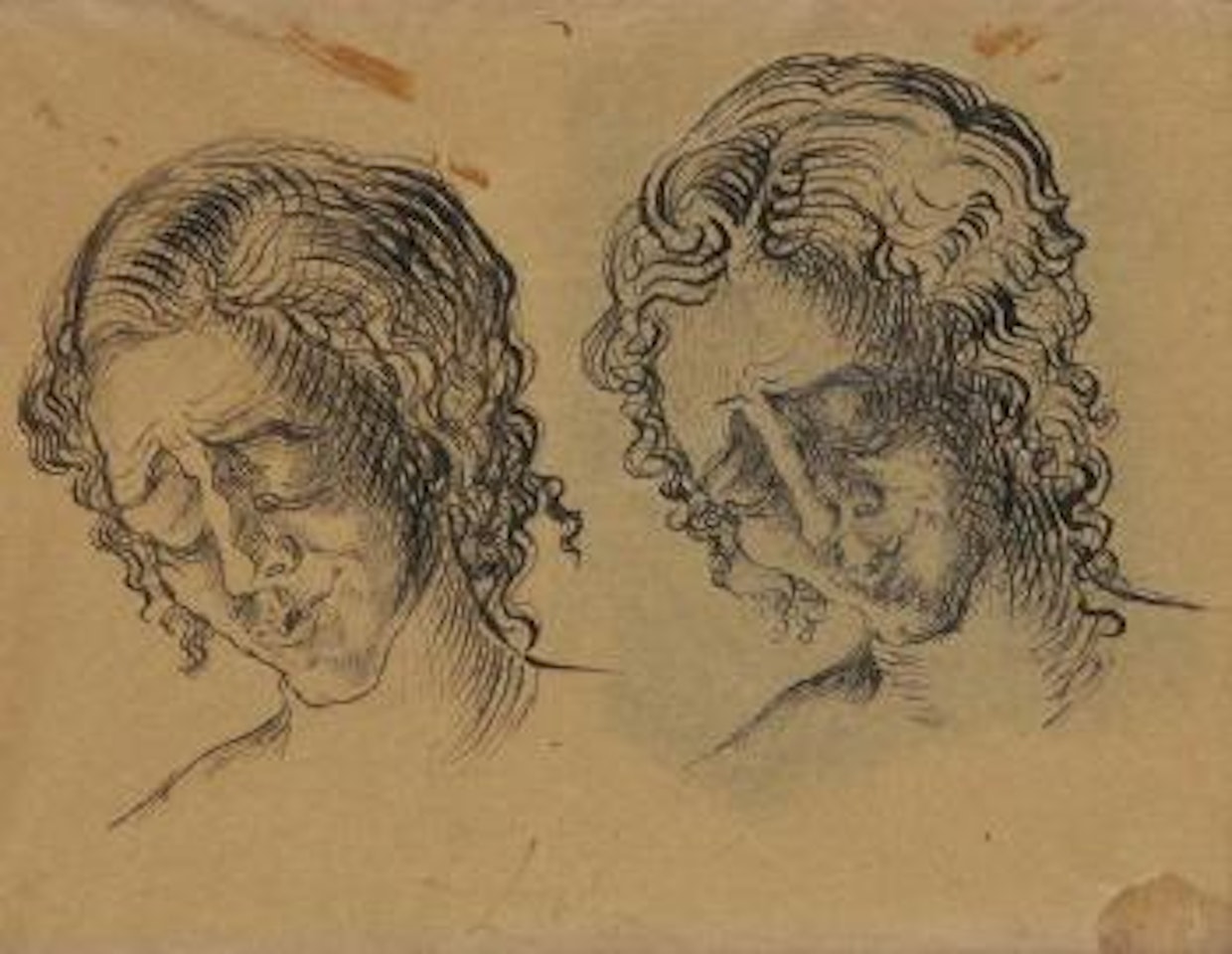 Étude de têtes by Salvador Dali