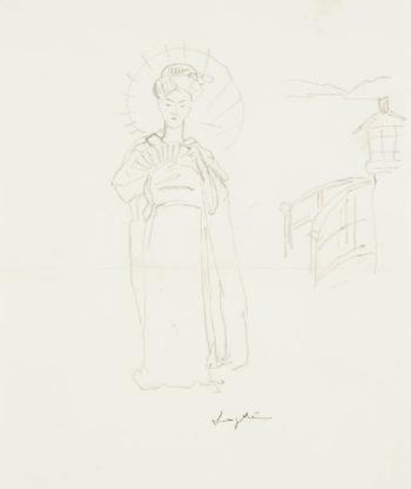 Lady Butterfly by Leonard Tsuguharu Foujita