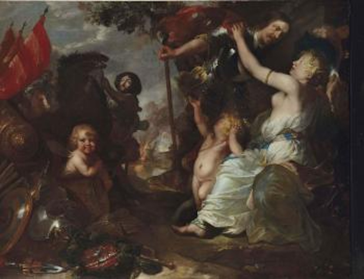 An Allegory of Peace, Venus disarming Mars after his return from war by Anthony van Dyck