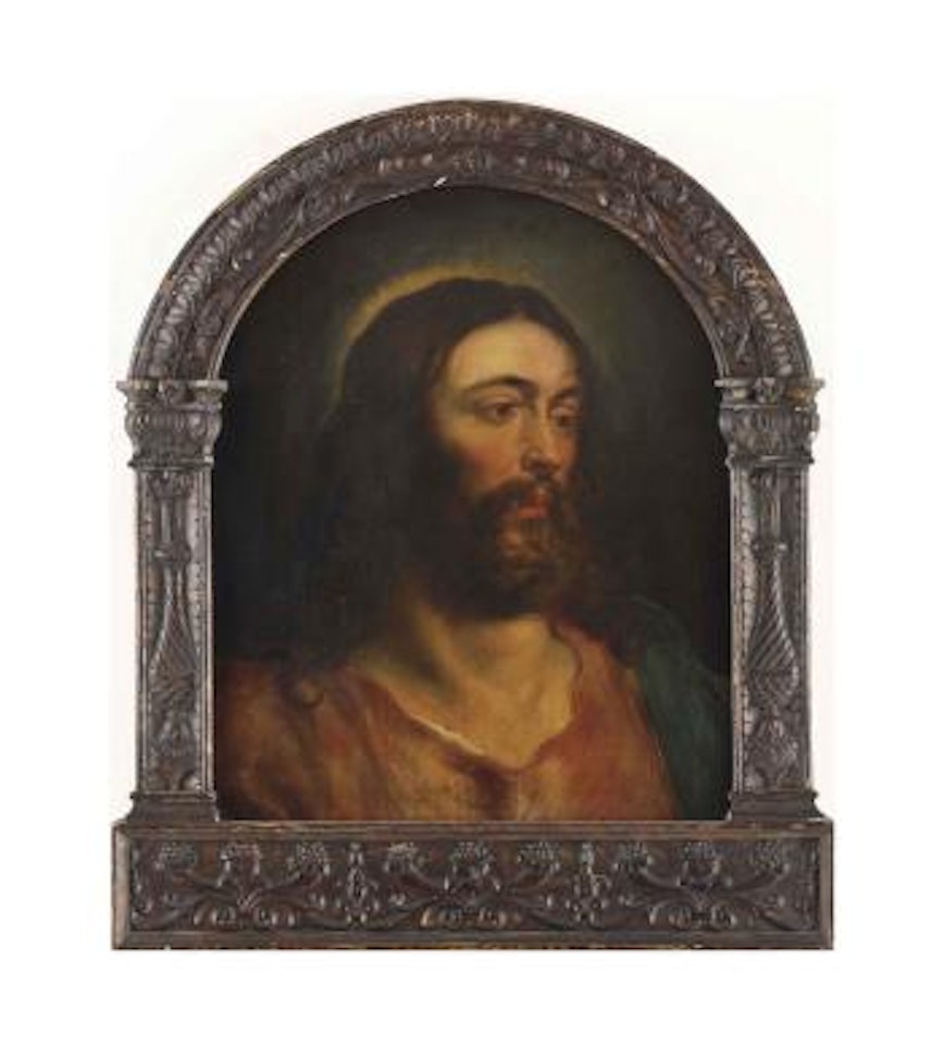 A bust of Christ, in three-quarter profile by Peter Paul Rubens