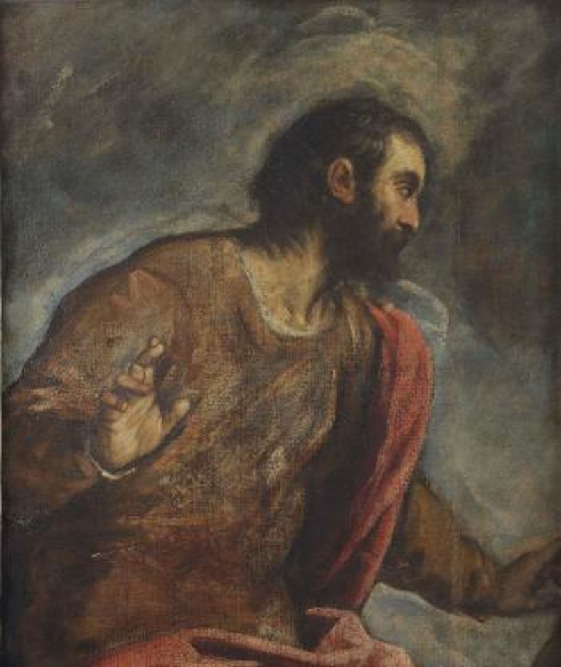 A male saint by Jacopo Palma il Giovane