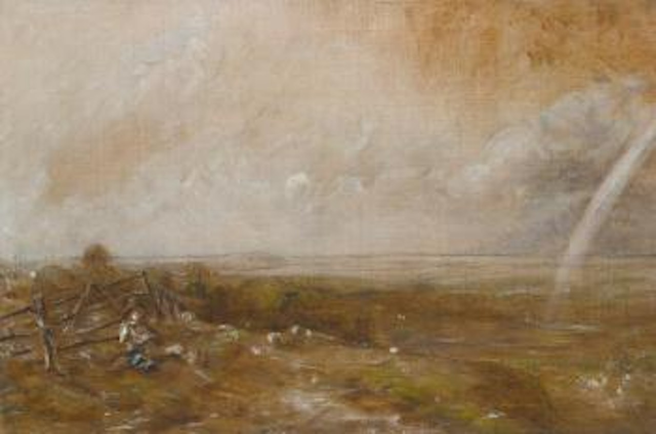 Child's Hill Looking Towards Harrow With A Rainbow by John Constable