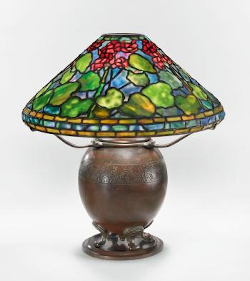 Geranium Table Lamp by Tiffany Studios