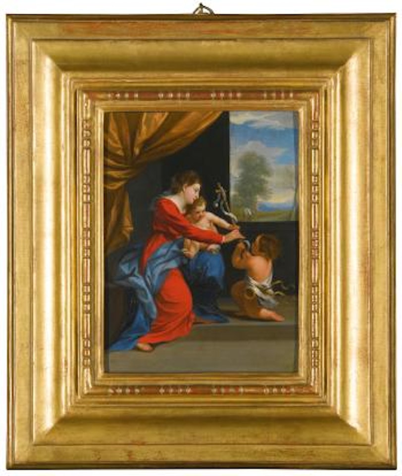 Madonna And Child With The Infant Saint John The Baptist by Guido Reni