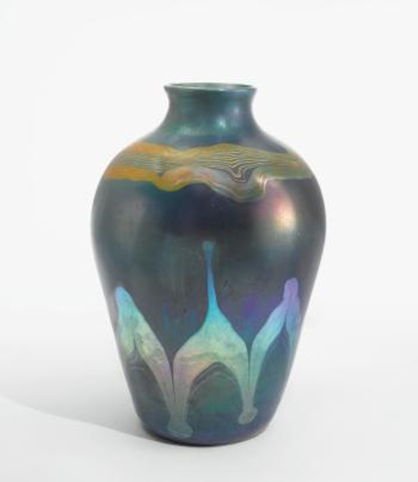 Monumental Decorated Vase by Tiffany Studios