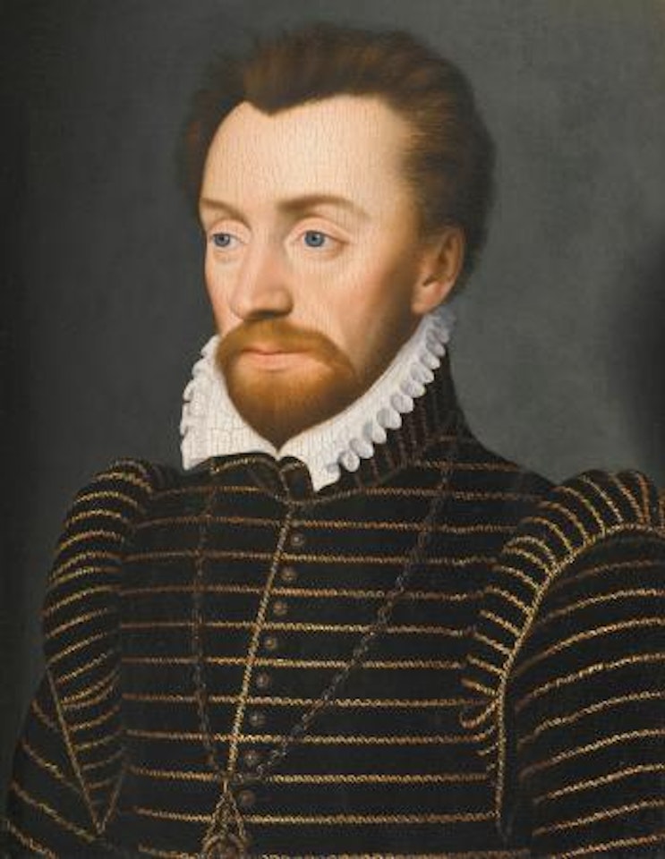 Portrait Of Louis I De Bourbon, Prince De Condé (7 May 1530 – 13 March 1569), Head And Shoulders by Attributed to Francois Clouet