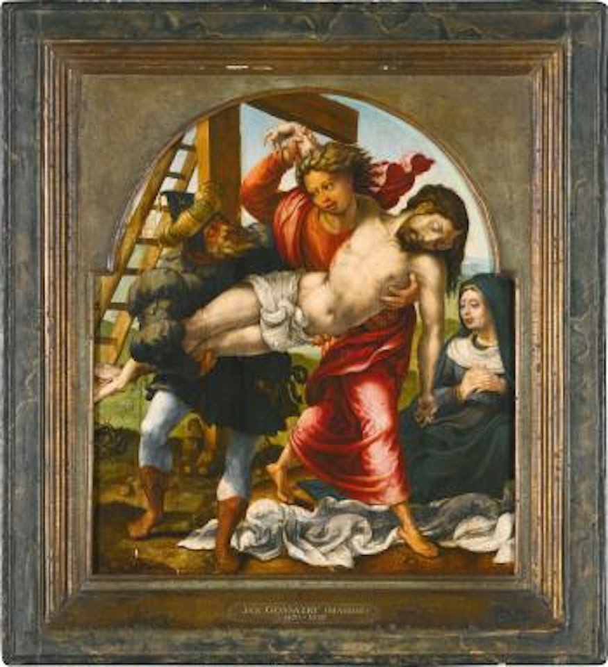 The Deposition by Attributed to Pieter Coecke van Aelst I