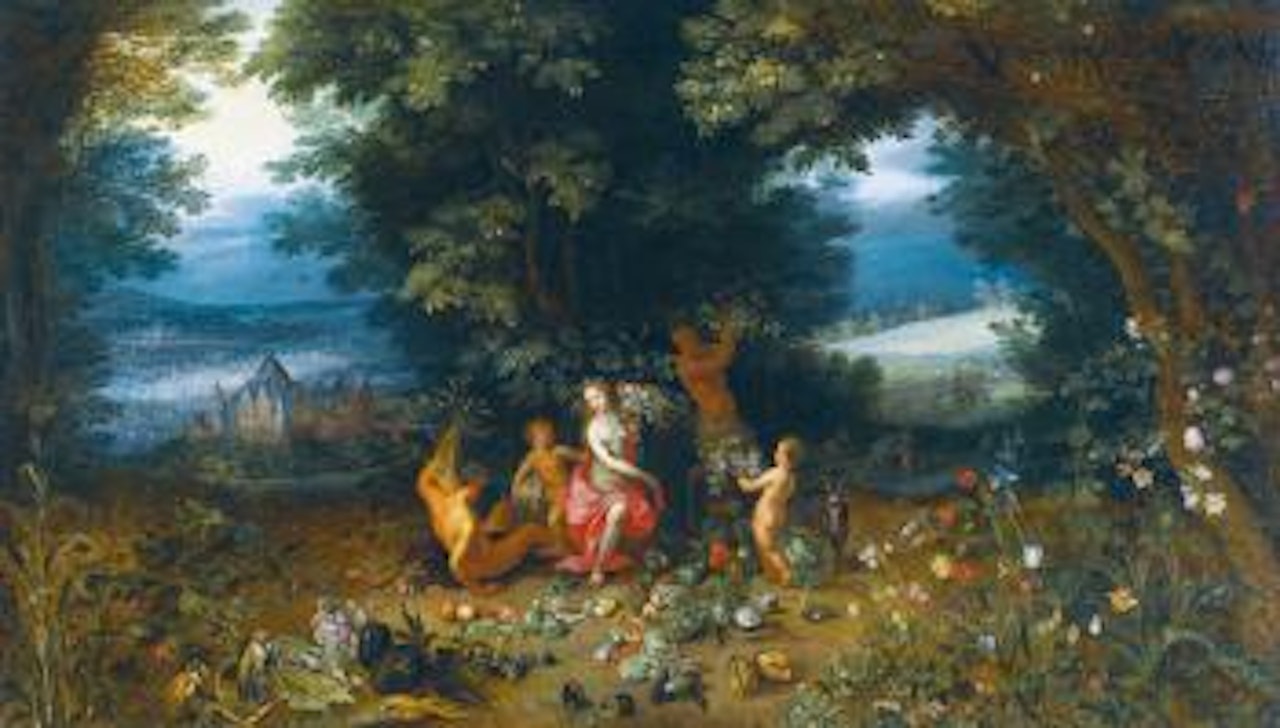 Allegory Of Earth by Jan Brueghel by Jan Van Kessel The Elder