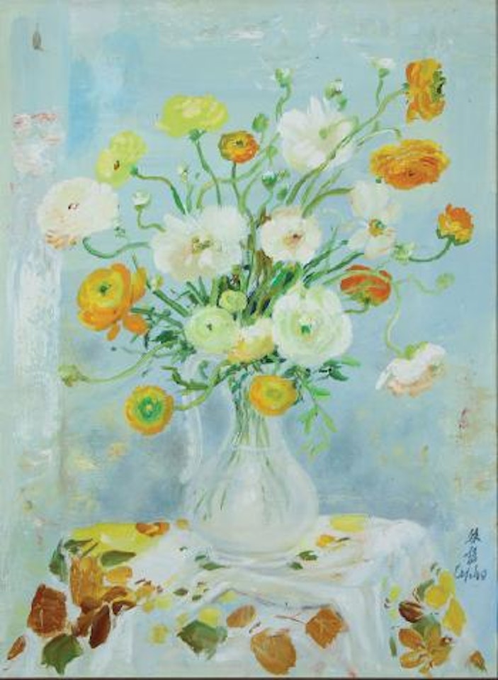 Floral still life by Le Pho