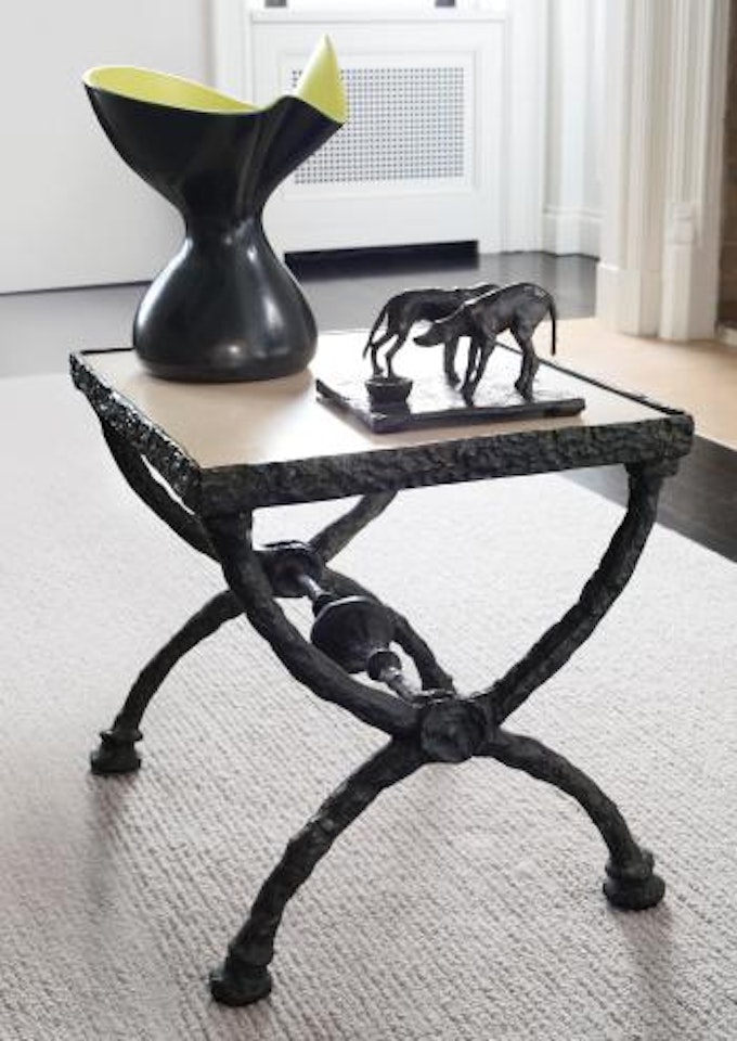 Tabouret En X, Troisième Version by Diego Giacometti
