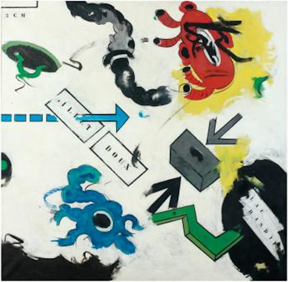 Etude Pour Une Carte Du Tendre No.2 by Hervé Telemaque