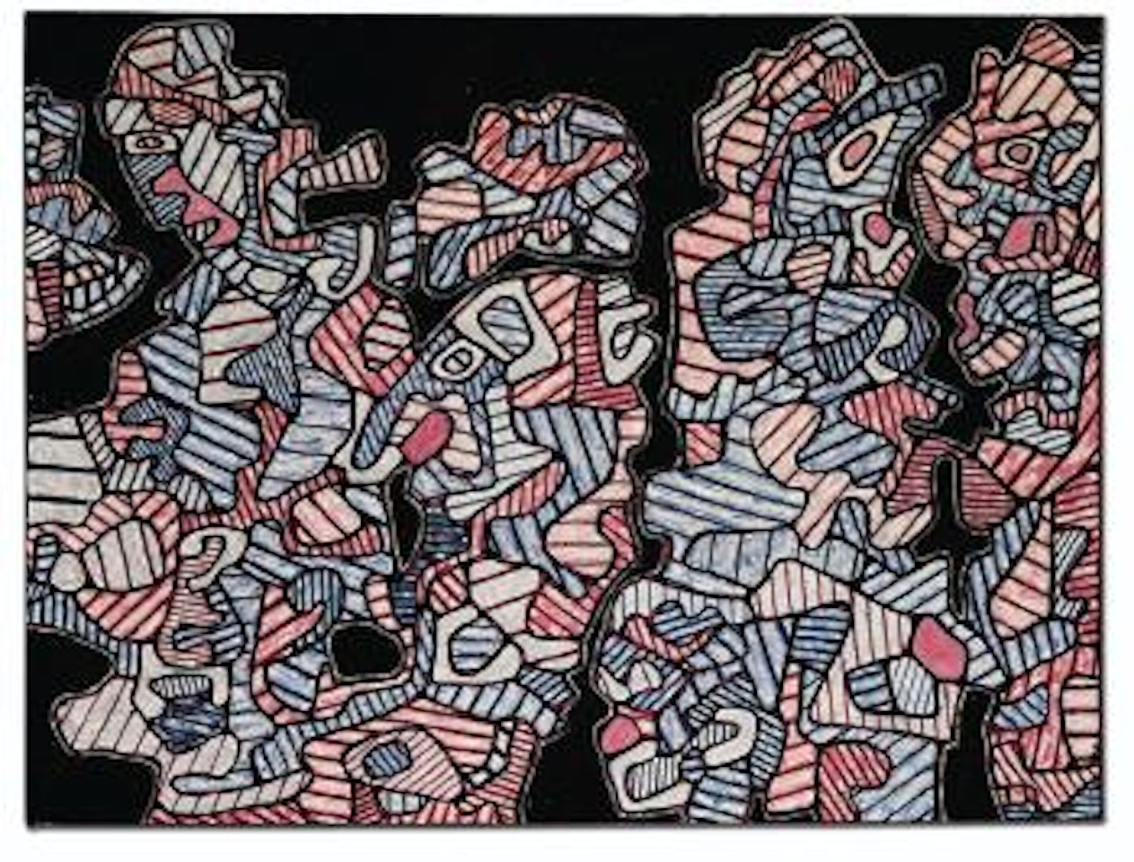 Le Train Des Vacants by Jean Dubuffet