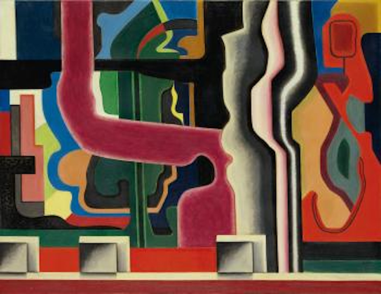 Composition, Abstraction by Auguste Herbin