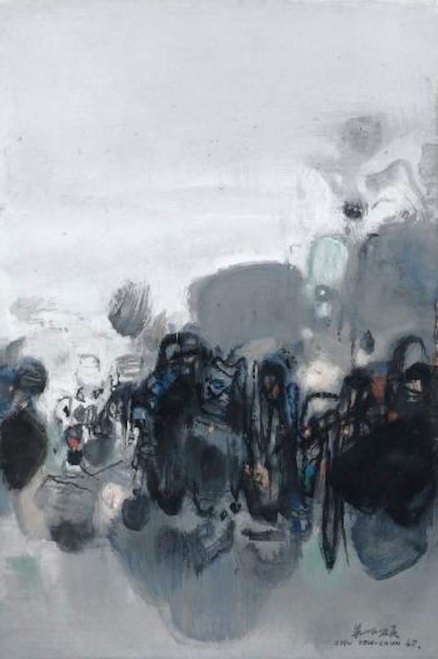 Composition N°251 by Chu Teh-Chun