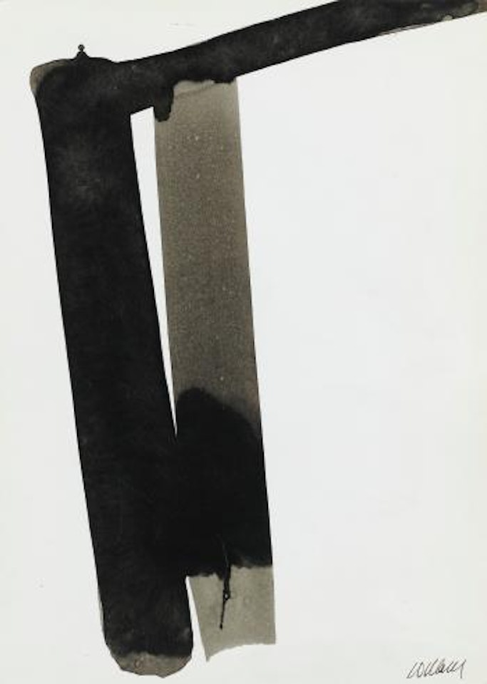 Encre Sur Papier, 32 X 22,5 CM by Pierre Soulages