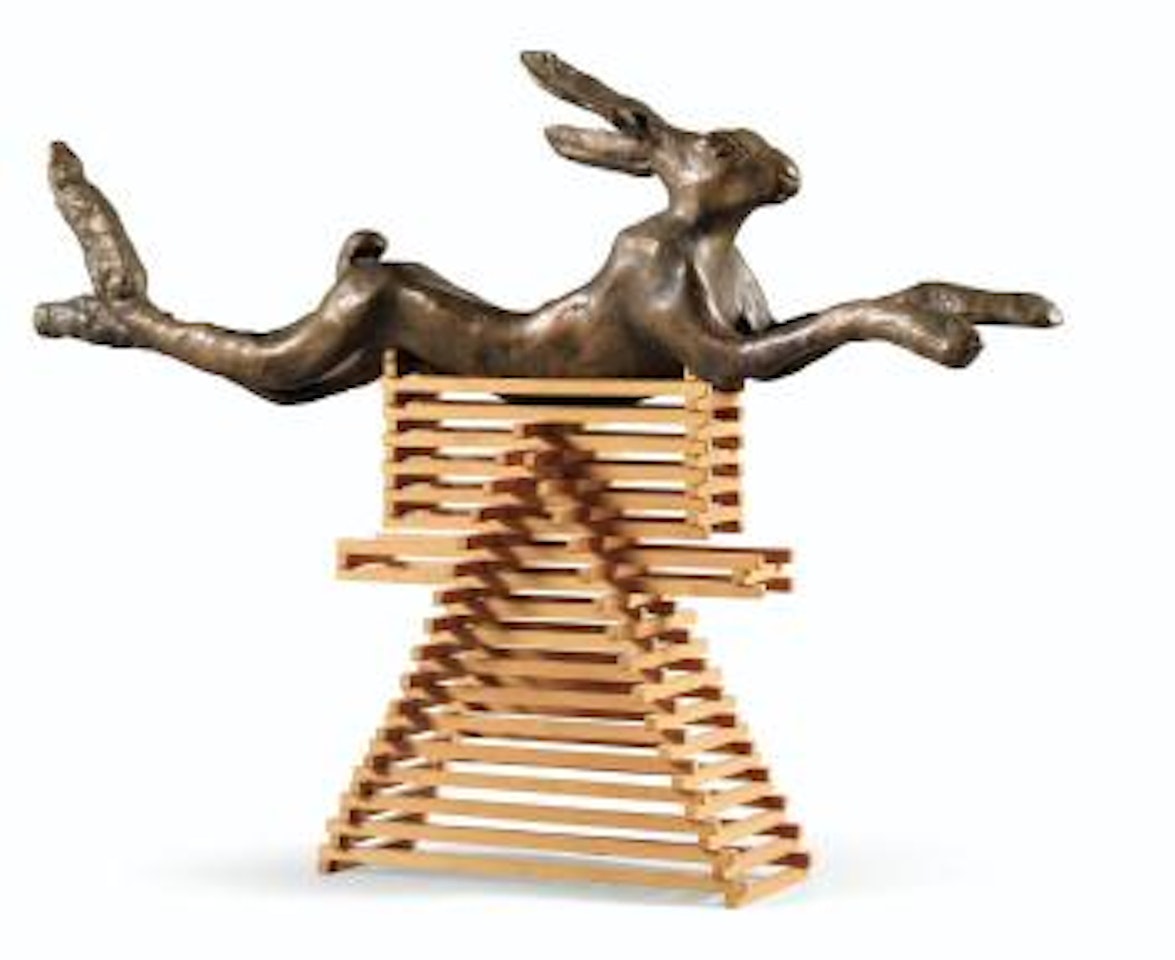 The Hare Leaping by Barry Flanagan