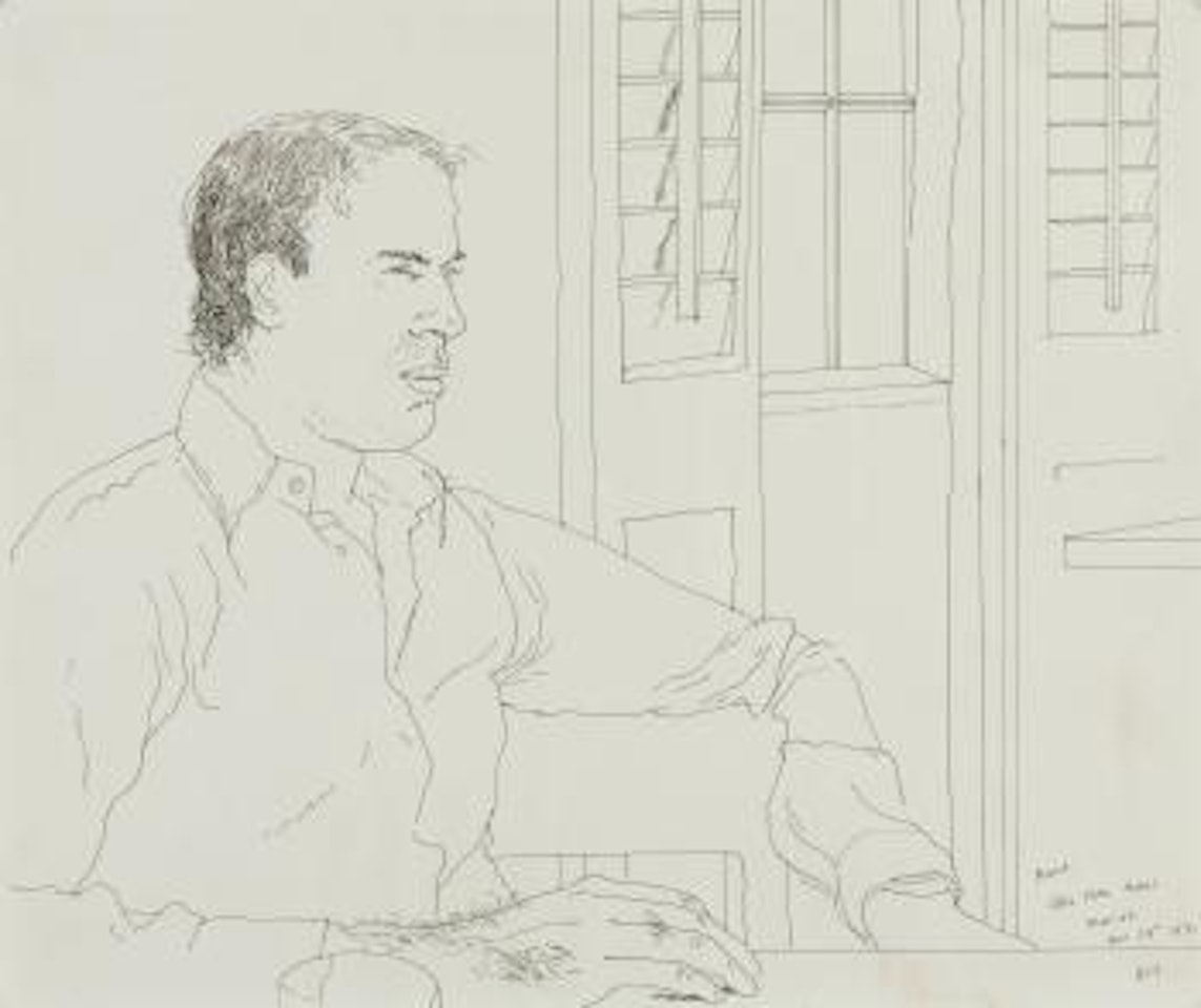 Mark, Bella Vista Hotel, Macao by David Hockney