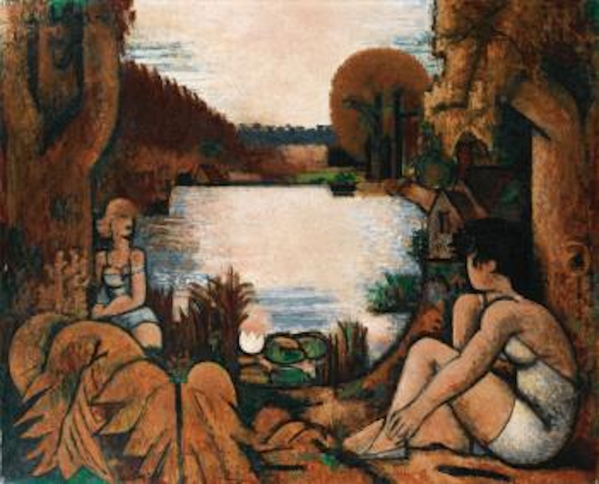 Baigneuses En Septembre by Marcel Gromaire
