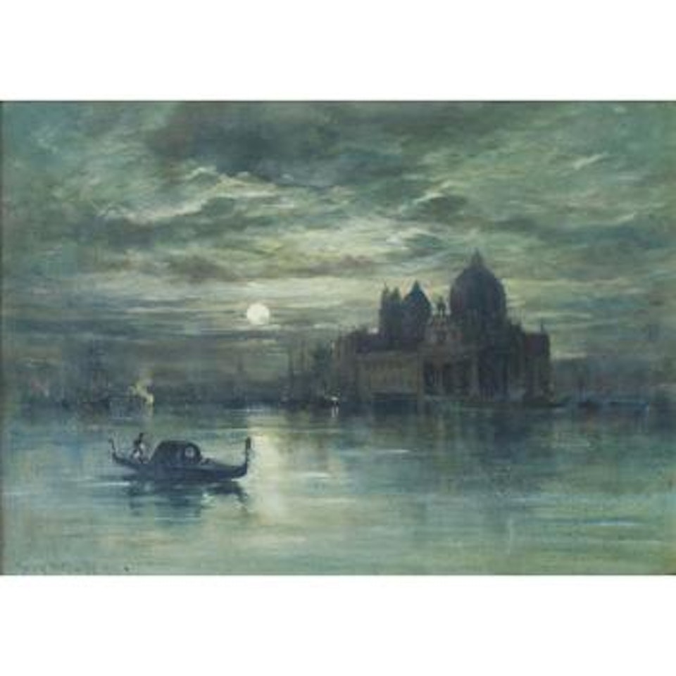 Santa Maria della Salute by Moonlight by Keeley Halswelle