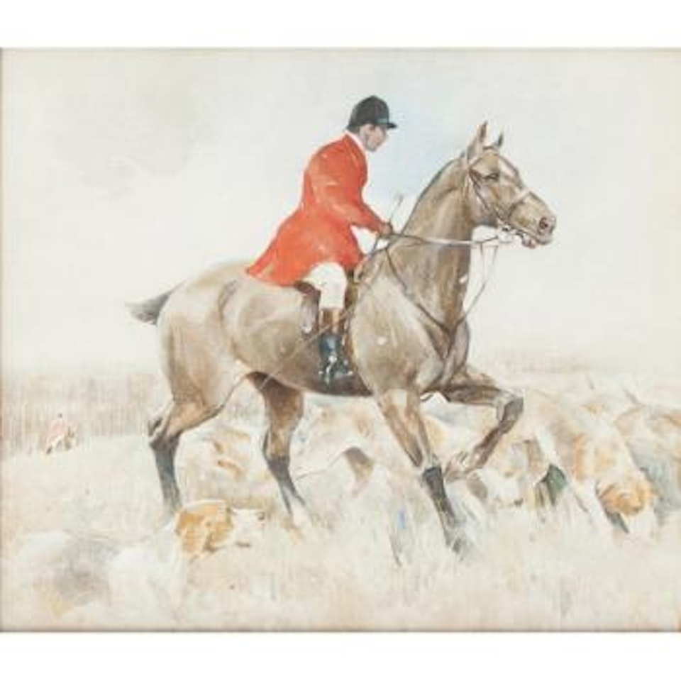 Huntsman and Hounds by Joseph Crawhall