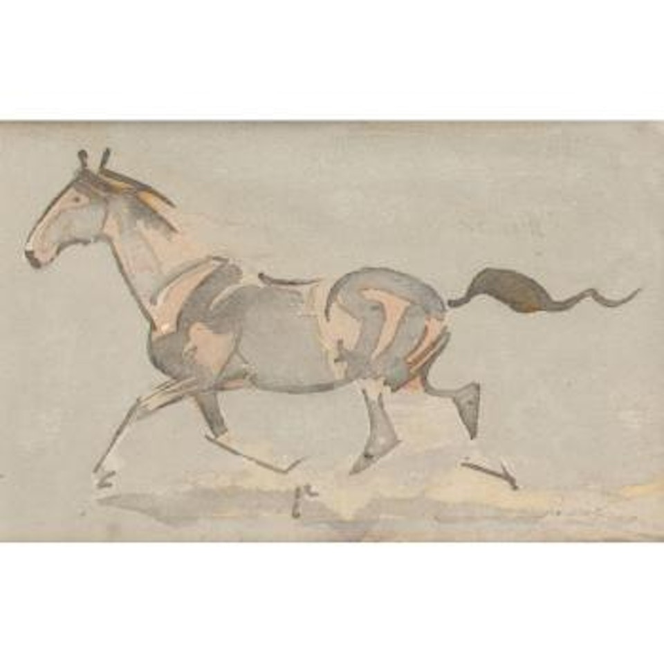 Running Horse by Joseph Crawhall