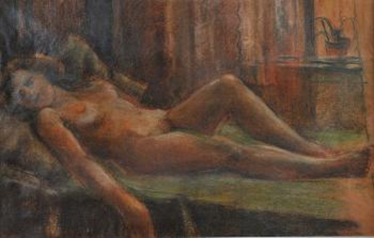 Nude study by William Conor