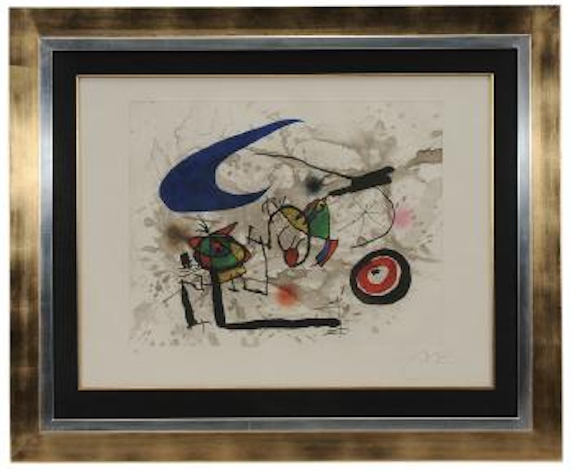 Pygmées sous la lune by Joan Miró