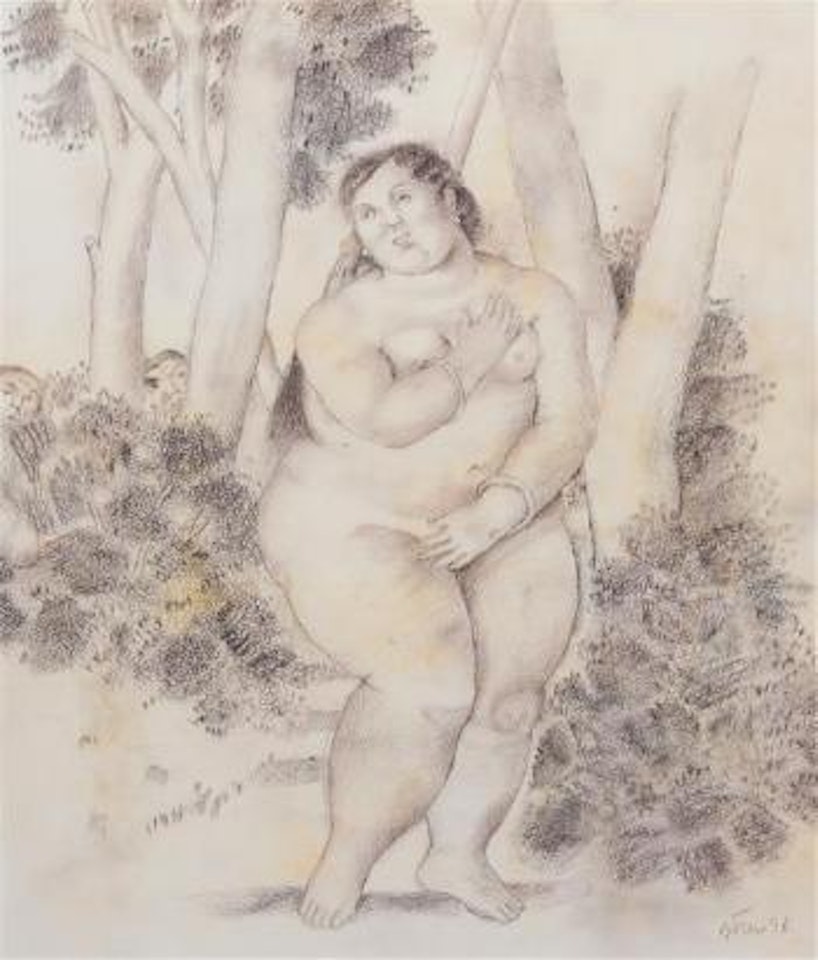 Nude by Fernando Botero