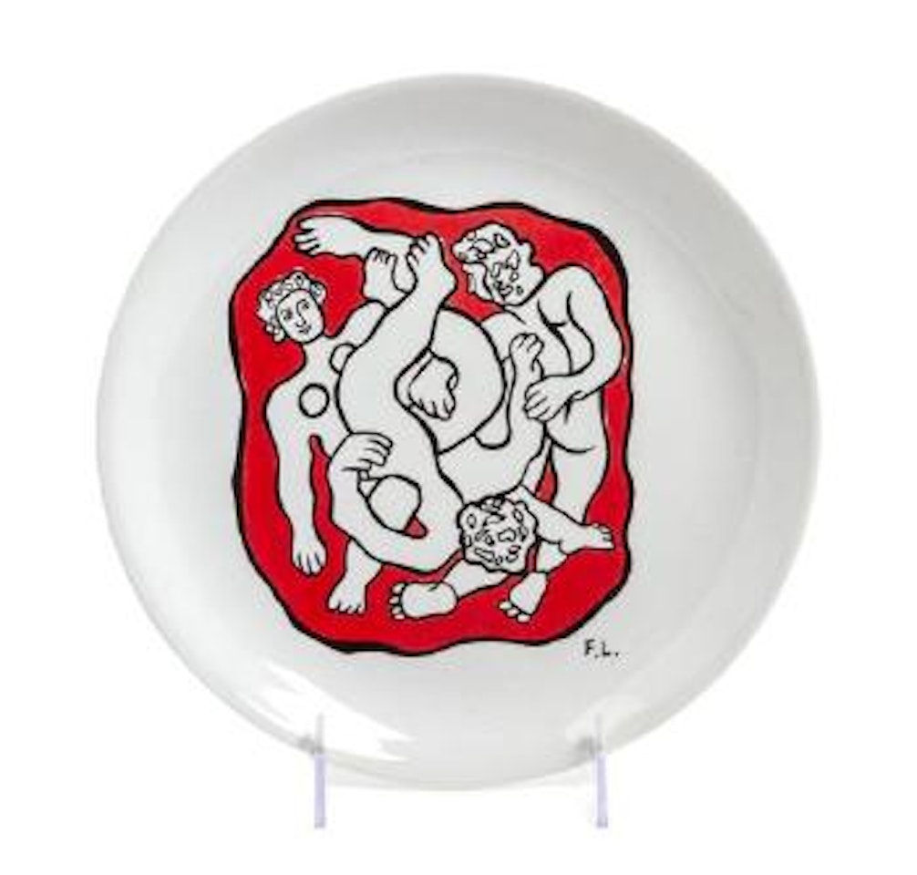 Les acrobates by Fernand Leger
