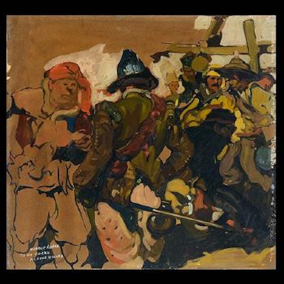 Untitled - Battle scene by Maurice Logan