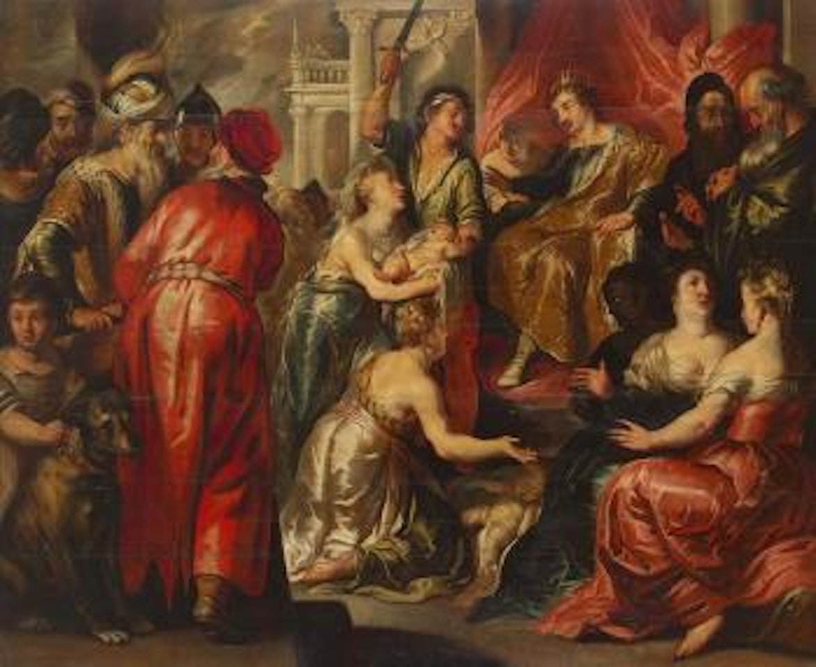 Le Jugement de Salomon by Flemish School by Peter Paul Rubens