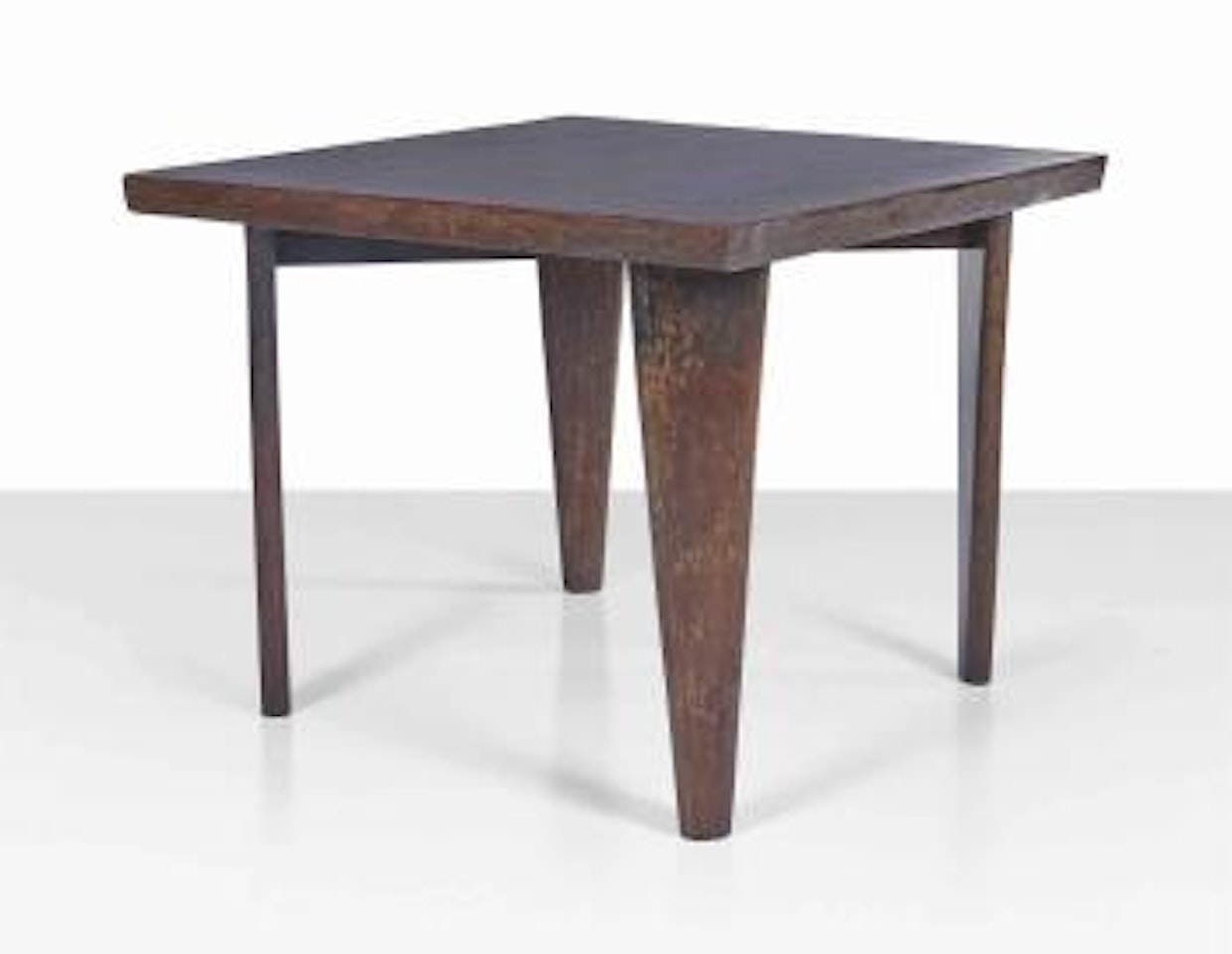 A square table by Pierre Jeanneret