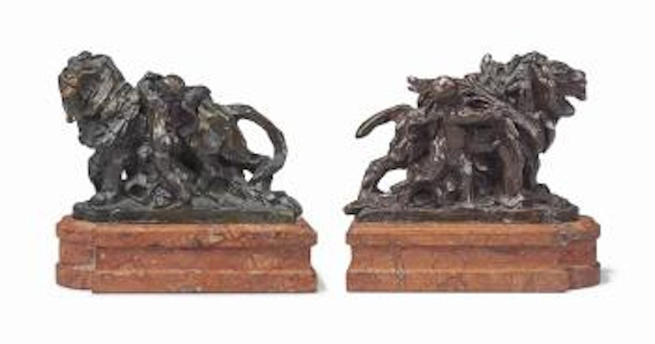 Lions du pont Alexandre III by Aime Jules Dalou