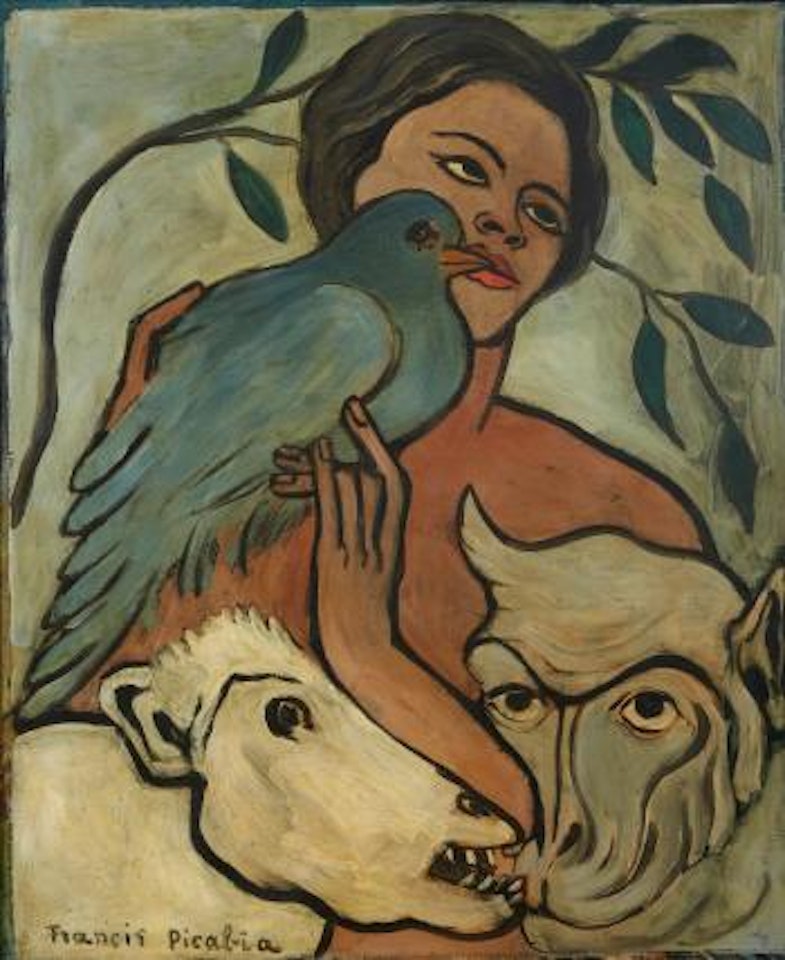 Le pigeon bleu by Francis Picabia