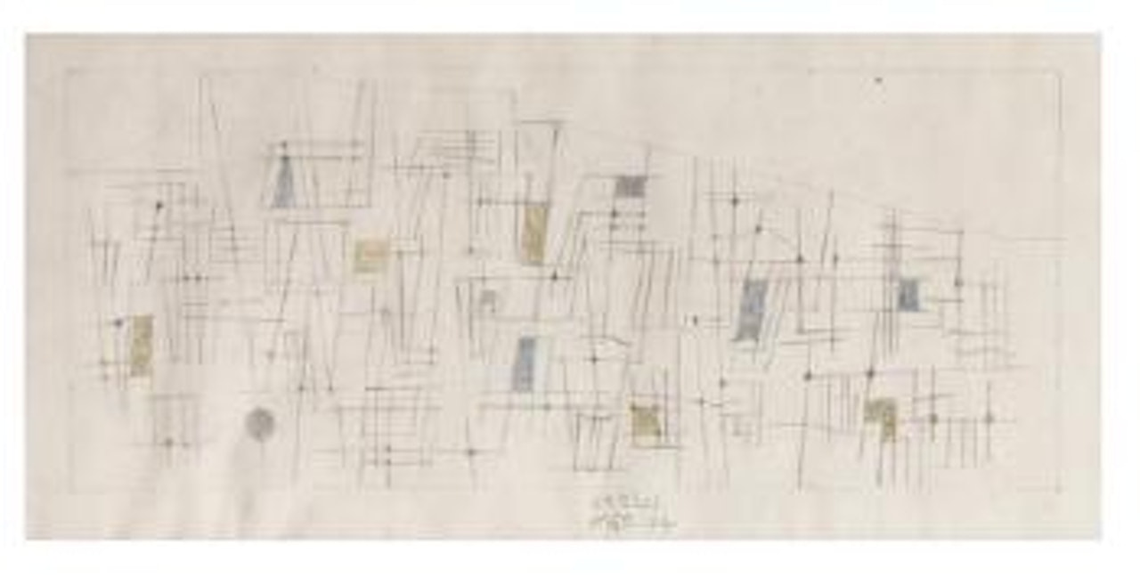 Anteproyecto para mural by Carlos Mérida