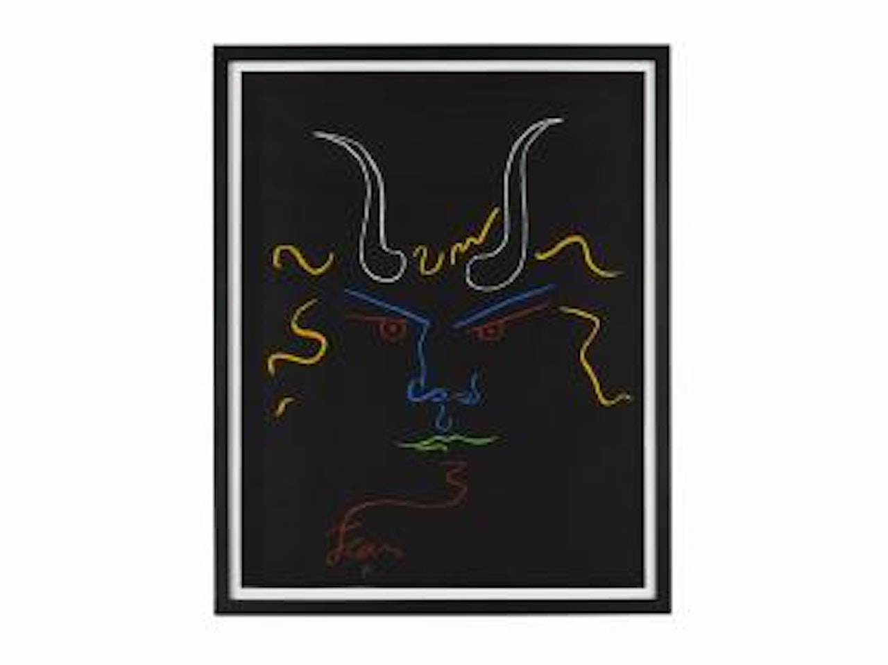 Head of The Minotaur by Jean Cocteau