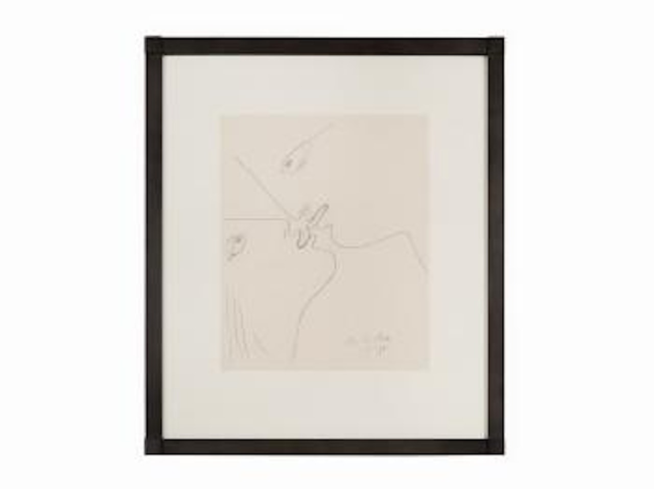 The Kiss VI by Jean Cocteau