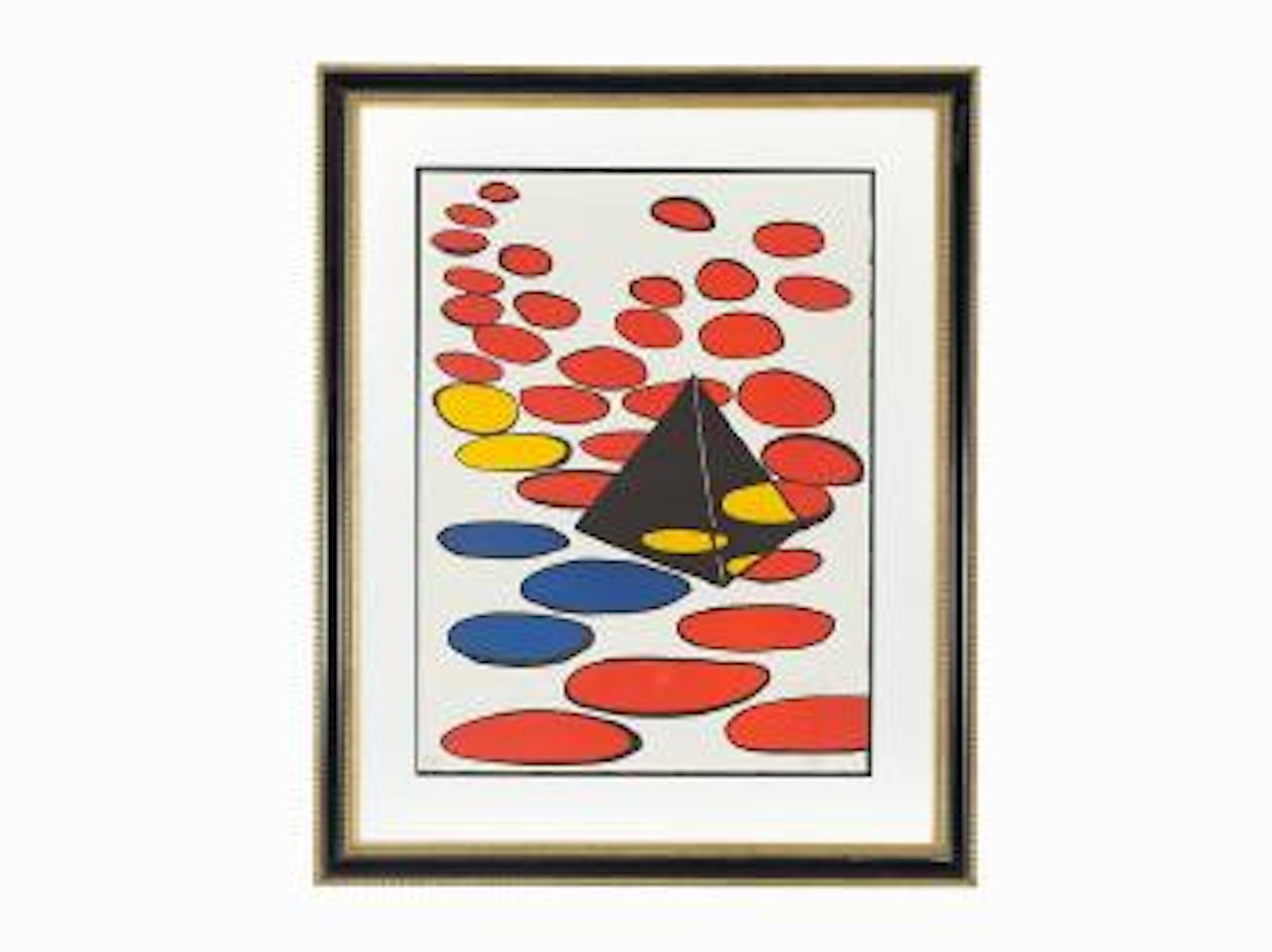 Pyramid and Spheres by Alexander Calder